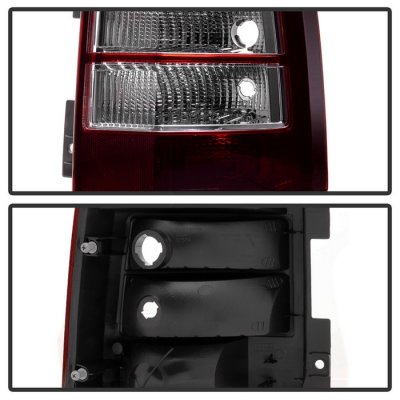 Jeep Compass 2007-2010 Red Smoked Tail Lights