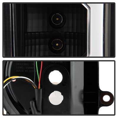 Dodge Durango 2004-2009 Black LED Tail Lights