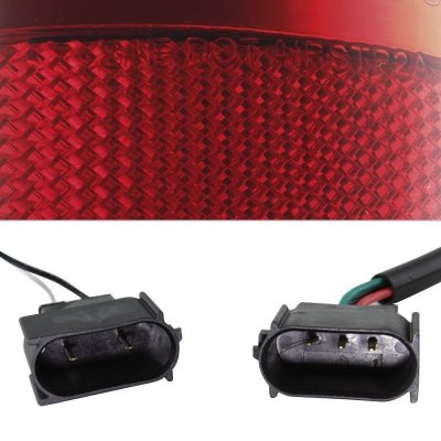Ford F150 2004-2008 Red Clear LED Tail Lights