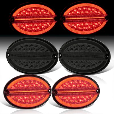 Chevy Corvette C5 1997-2004 Smoked LED Tail Lights