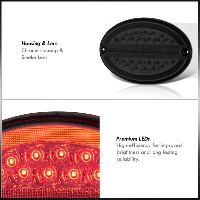 Chevy Corvette C5 1997-2004 Smoked LED Tail Lights