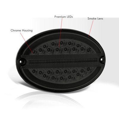 Chevy Corvette C5 1997-2004 Smoked LED Tail Lights