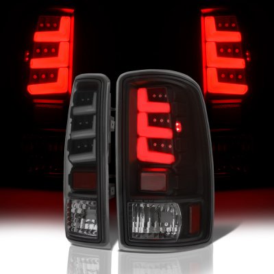 Chevy Tahoe 2000-2006 Black Smoked LED Tail Lights