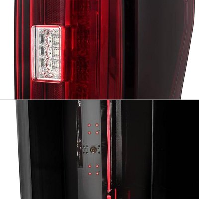 Ford F350 2017-2019 Red LED Tail Lights