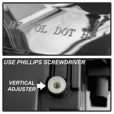 Audi S4 2006-2008 Black HID Projector Headlights