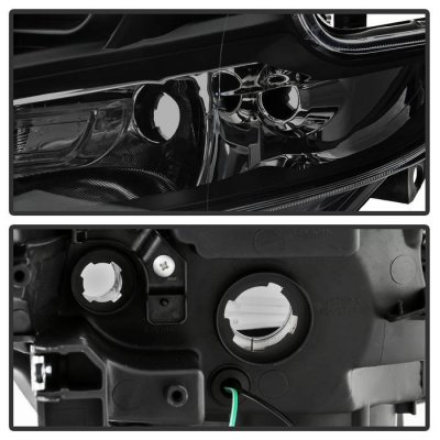 Nissan Maxima 2009-2014 Black Smoked LED DRL Projector Headlights