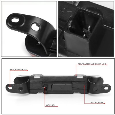 Dodge Charger 2006-2010 Black LED Third Brake Light