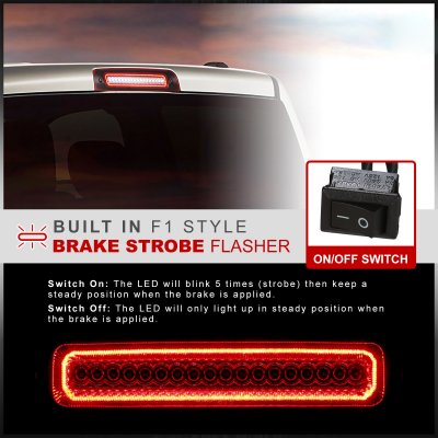 Dodge Ram 3500 2010-2018 Red LED Third Brake Light Flasher