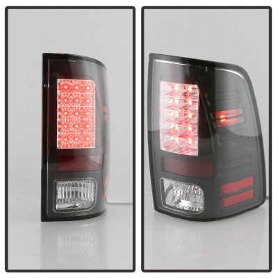 Dodge Ram 2009-2018 Black LED Tail Lights