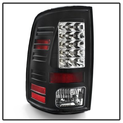 Dodge Ram 2500 2010-2018 Black LED Tail Lights