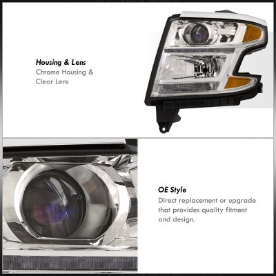 Chevy Suburban 2015-2020 Projector Headlights LED Bar