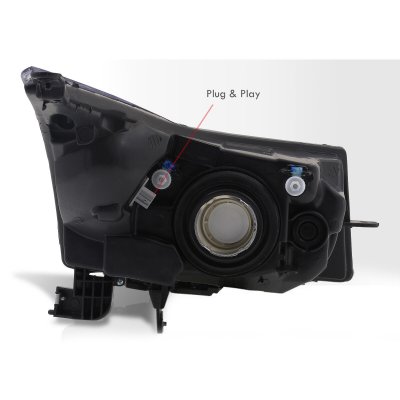 thumbnail image 2 of AUTOWIKI Black LED Projector Headlights W/ DRL Bar For 2011-2015 Chevy Cruze (Pair) 2 of 6