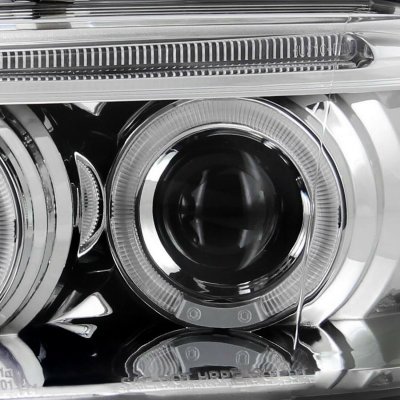 Spec-D Tuning LED Halo Projector Headlights For 2001-2005 VW Passat – Pair (Left+Right)