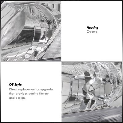 Honda Civic 2012-2015 Headlights Chrome