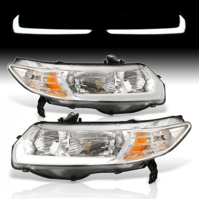 Honda Civic Coupe 2006-2011 Headlights LED DRL