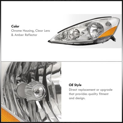 Toyota Sienna 2006-2010 Euro Headlights