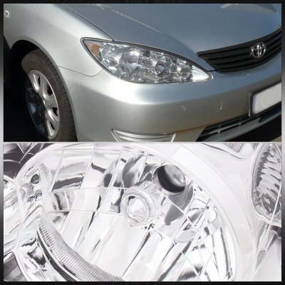 Toyota Camry 2005-2006 Chrome Headlights