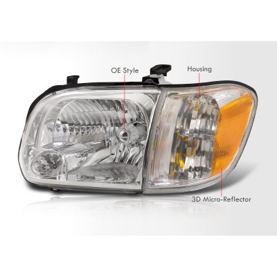 Toyota Tundra Double Cab 2005-2006 Headlights Set