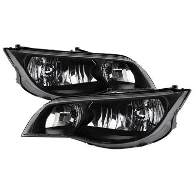 Saturn lon Coupe 2003-2007 Black Headlights