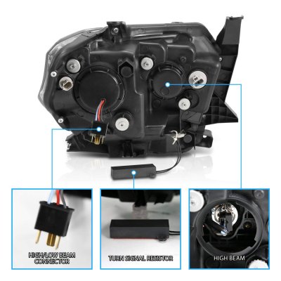 Toyota Tundra SR 2014-2017 Projector Headlights LED Signals A1