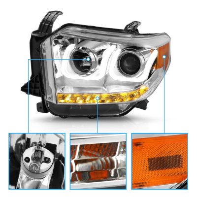 Toyota Tundra SR 2014-2017 Projector Headlights LED Signals A1