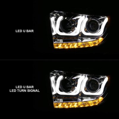 Toyota Tundra SR 2014-2017 Projector Headlights LED Signals A1