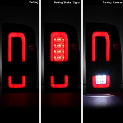 Dodge Ram 2009-2018 Dark Smoked Full LED Tail Lights