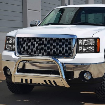 GMC Sierra 2007-2013 Black Headlights LED Lights