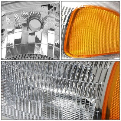 GMC Yukon Denali 2001-2006 Replacement Headlights Bumper Lights
