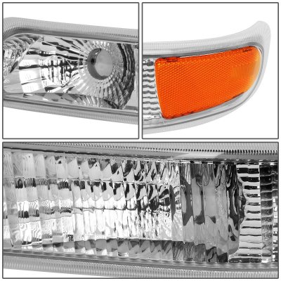 Chevy Silverado 1999-2002 Replacement Headlights Bumper Lights