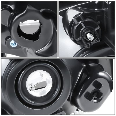 Ford Focus 2008-2011 Black Headlights