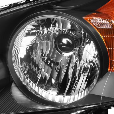 Honda CRV 2007-2011 Headlights Black Housing