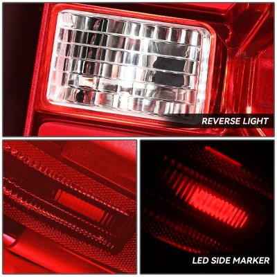 Chevy Silverado 2500HD 2015-2019 Tube LED Tail Lights N4