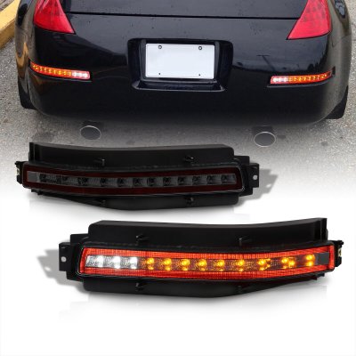Nissan 350Z 2003-2009 Smoked Full LED Brake Lights Sequential Signals