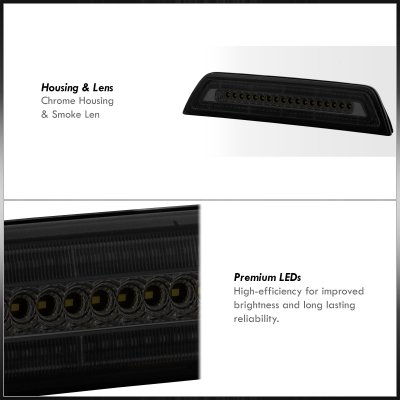 Toyota Tacoma 2016-2023 Smoked LED Third Brake Light J3