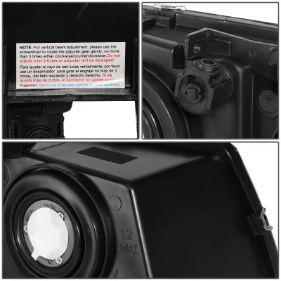 Chevy Silverado 3500 2003-2006 LED DRL Headlights Set N3