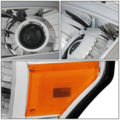 Ford F350 Super Duty 2011-2016 Projector Headlights LED DRL N3