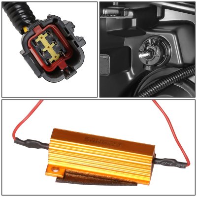 Nissan Armada 2005-2007 Projector Headlights LED DRL Signals