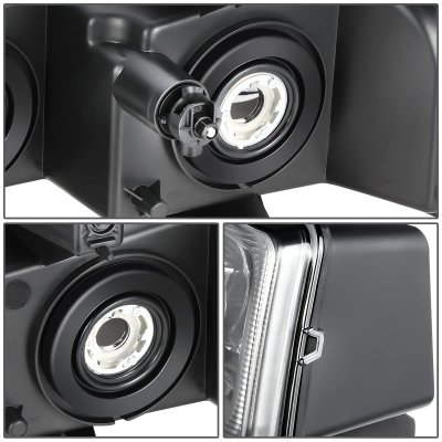 Chevy Express Van 2003-2023 Black Headlights Signal Lights