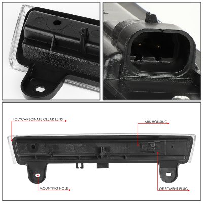 Chevy Tahoe 2000-2006 Clear Tube LED Third Brake Light N2