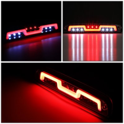 Ford F250 Super Duty 1999-2016 Black LED Third Brake Light Sequential N5