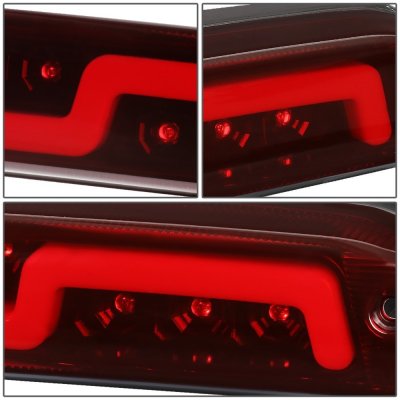 Mazda B4000 1995-2003 Red Smoked LED Third Brake Light Sequential N5