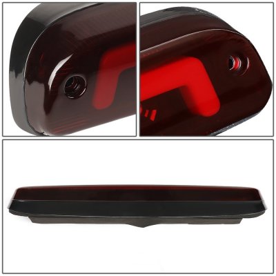 Ford F550 Super Duty 1999-2016 Red Smoked LED Third Brake Light Sequential N5