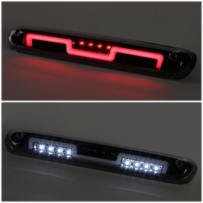 Chevy Silverado 2007-2013 Black Clear LED Third Brake Light Sequential N5