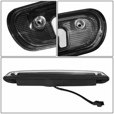 Chevy Silverado 2007-2013 Black Clear LED Third Brake Light Sequential N5