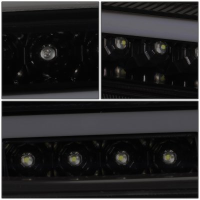 Chevy Silverado 2500HD 2007-2014 Smoked LED Third Brake Light Sequential N5