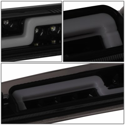 Chevy Silverado 2500HD 2007-2014 Smoked LED Third Brake Light Sequential N5