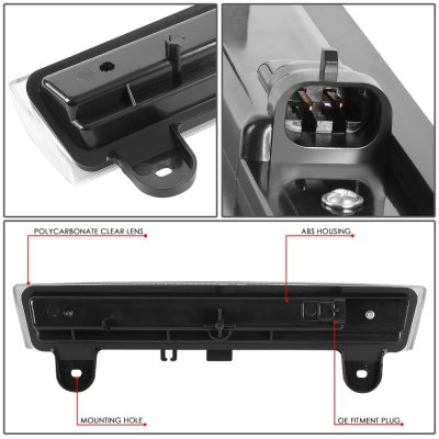 GMC Yukon XL 2000-2006 Black LED Third Brake Light Sequential N5