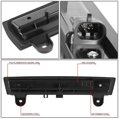 GMC Yukon 2000-2006 Smoked LED Third Brake Light Sequential N5