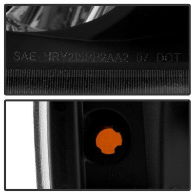 GMC Yukon XL 2007-2014 Black Euro Headlights